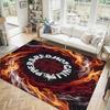 Red Hot Chili Peppers Design Crystal Velvet Carpet Cozy Non?Slip Printed Rug For Bedroom Living Room Entrance