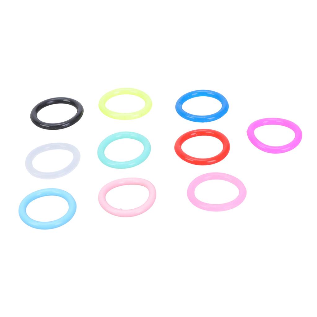 100 шт. разноцветных тренировочных повязок для ног голубей для легкой идентификации и управления в гоночных мероприятиях