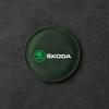 AAFM1 1/2/4pcs Car Water Cup Bottle Holder Anti-slip Pad Fur Mat For Skoda S Logo Octavia Mk3 Fabia 2 Superb 2 Kamiq Kodiaq VRS VII