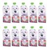 10 Pcs Reusable Food Pouch 200ml Refillable Portable Squeeze Baby Food Storage Bag for Fruit Puree