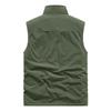 Men's Outdoor Double-sided Vest Autumn New Multi-pocket Youth Loose Vest Work Casual Jacket