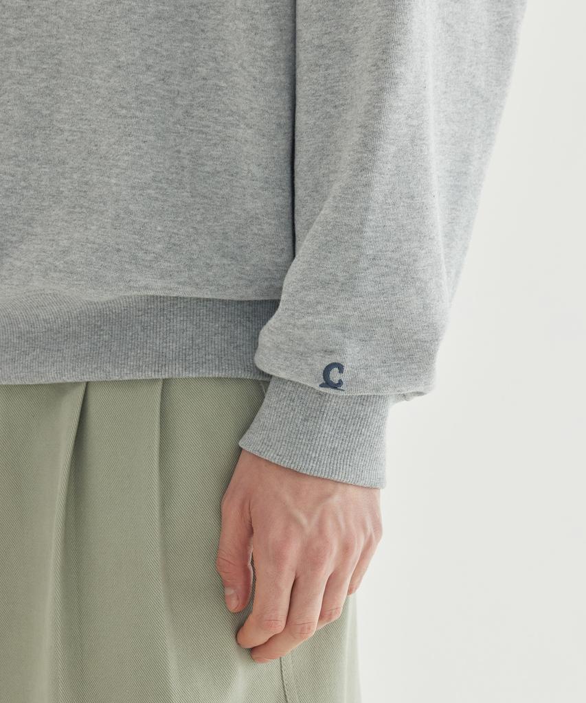 COVERNAT Cvnt Graphic Sweatshirt Melange Gray