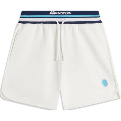 Li Ning X Disney Collaboration Monsters University Series Color Block Letter Lace-Up Удобные дышащие прямые повседневные шорты AKSU488-1