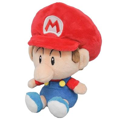 Sanei Boeki Super Mario ALL STAR COLLECTION Малыш Марио (S) Ш10 x Г11 x В15см Плюшевая игрушка AC52