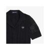 Fred Perry [headquarters Genuine] Fred Perry [womens] Open Knit Button Through Shirt  102  Afpf2417115 102 qzgAfpf2417115 102