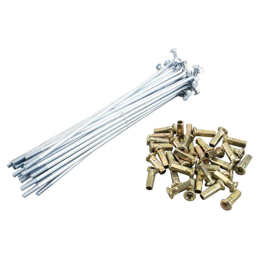 165mm 36pcs Front Rear Motorcycle Spokes Nipples Set for Honda CT90 CT 90 Trail 90 Trail90 1966-1979 1.4 * 17" (#55) Wheel Rim