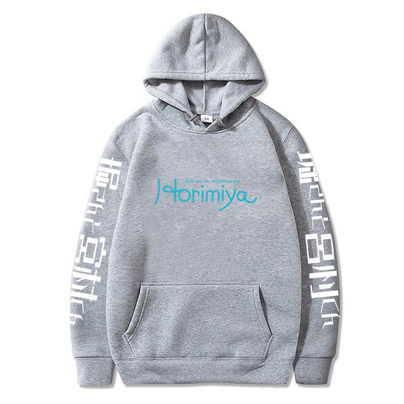Аниме Horimiya Одежда Мужчины Женщины Большие повседневные толстовки Классические простые уличные свитера Harajuku унисекс толстовки Топы