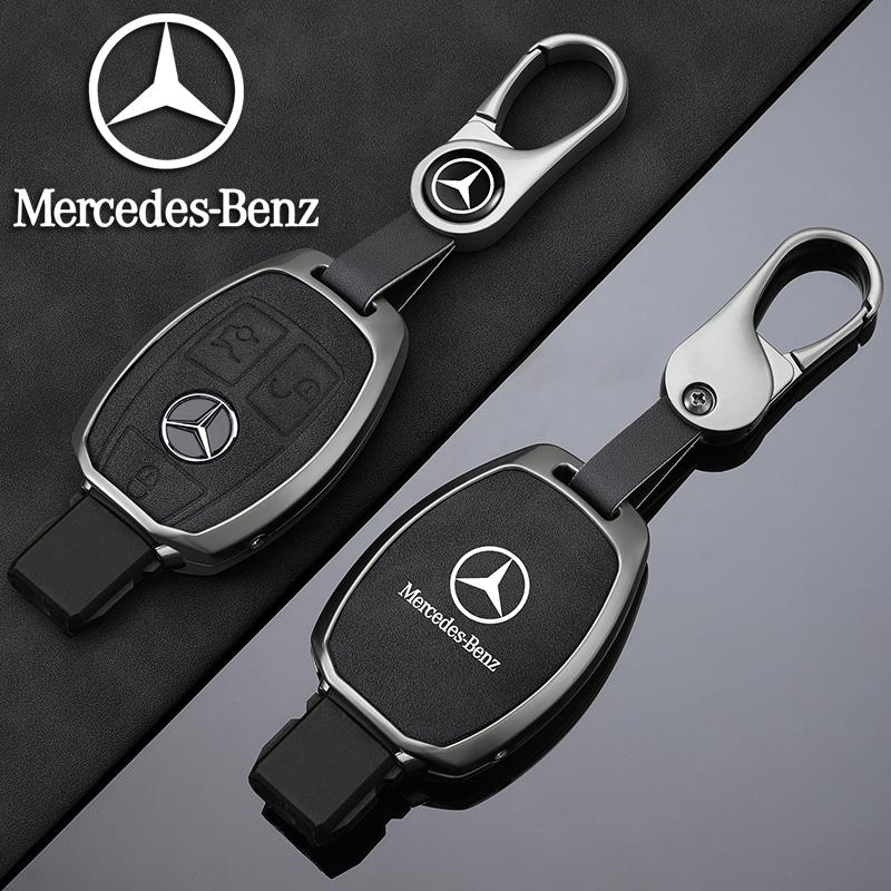 ZHM3 High Quality Car logo Remote Key Fob Cover Shell Bag For Mercedes Benz A C E S G Class GLC CLE CLA W177 W205 W213 W222 X167 AMG