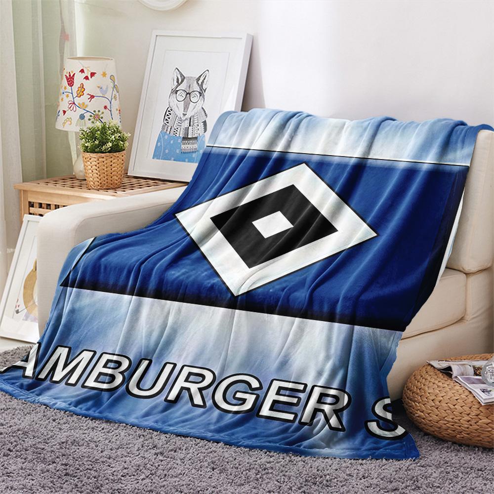 Hamburger SV Print FlAannel Blanket, High quality Comfortable for All Seasons, Home Decor, Warmth and Comfort