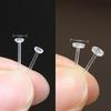 50Pcs Lightweight Resin Stud Earrings Hypoallergenic Ear Needle Glue Stick  For New Piercing