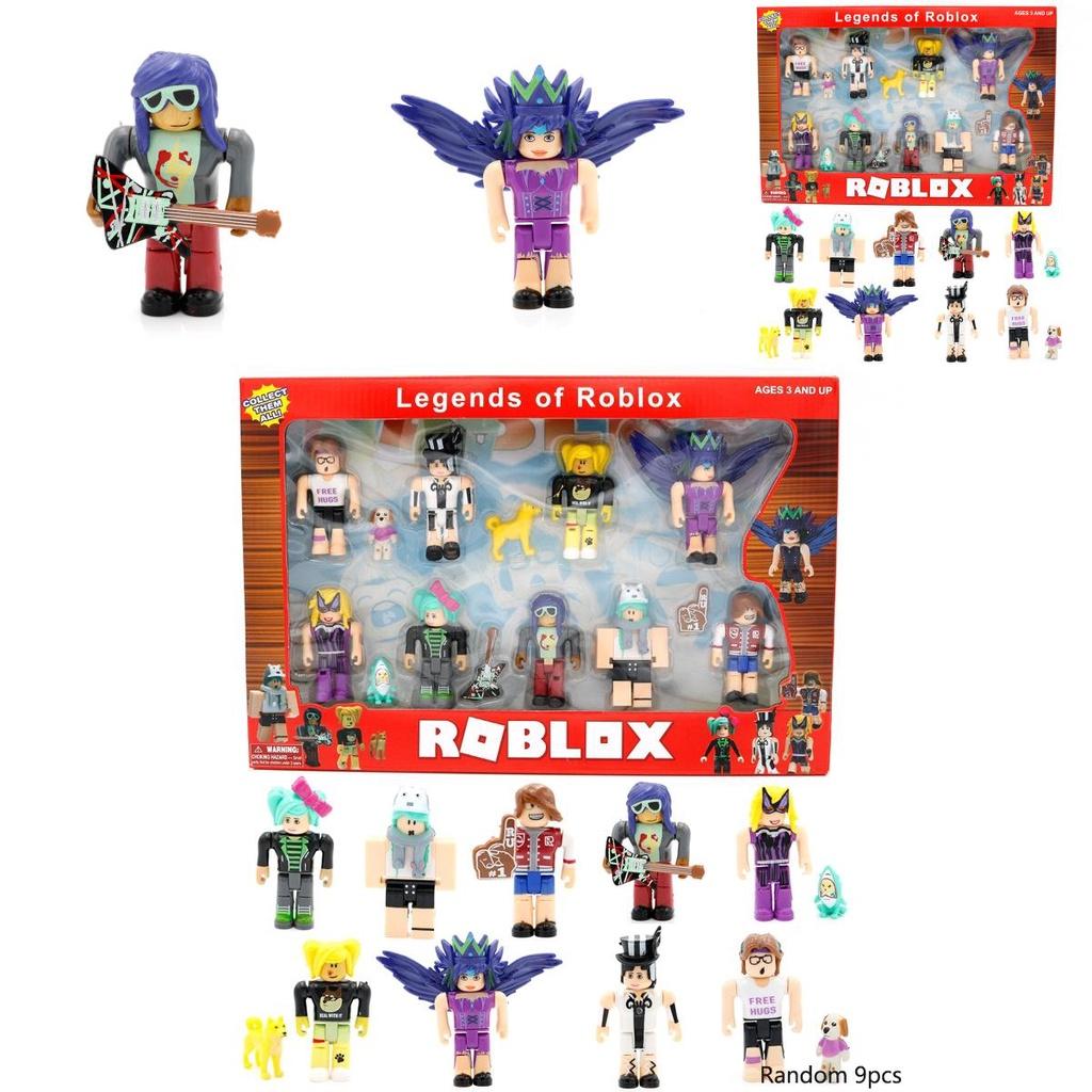 Милые Случайные 9 шт. Фигурки Roblox Куклы Игрушки Аниме Модель Фигурки Для Декора Детские Подарки