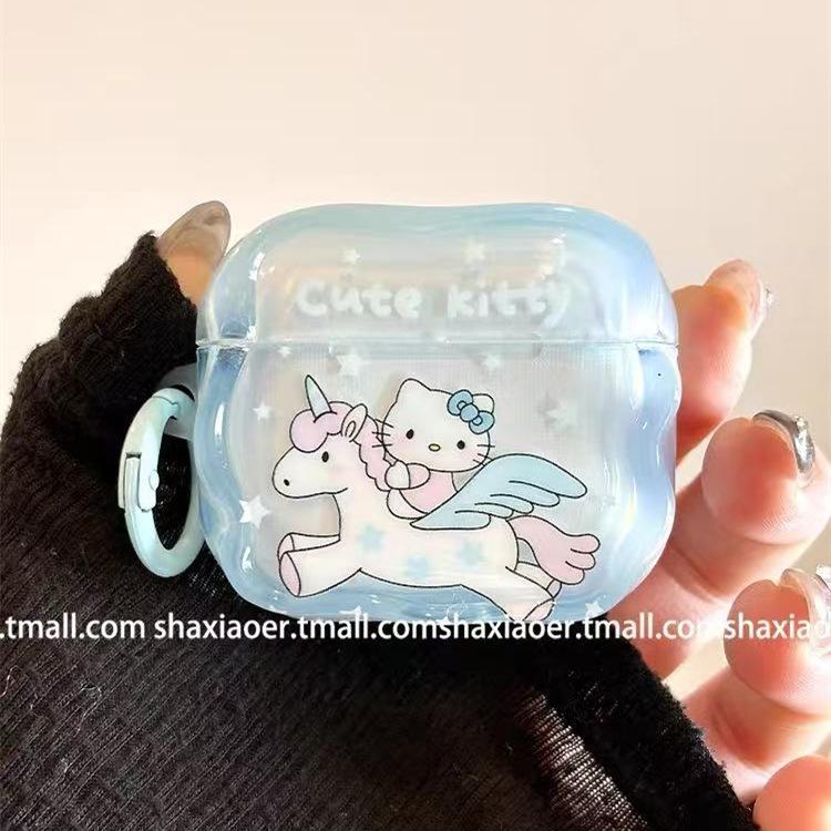 ins cute cartoon Trojan horse KT cat suitable for airpodspro1 generation earphone cover Apple Bluetooth protective case 1/1