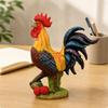 Фигурка Петуха Реалистичный Декор Сельскохозяйственного Животного Текстурированная для Сезонного Декорирования