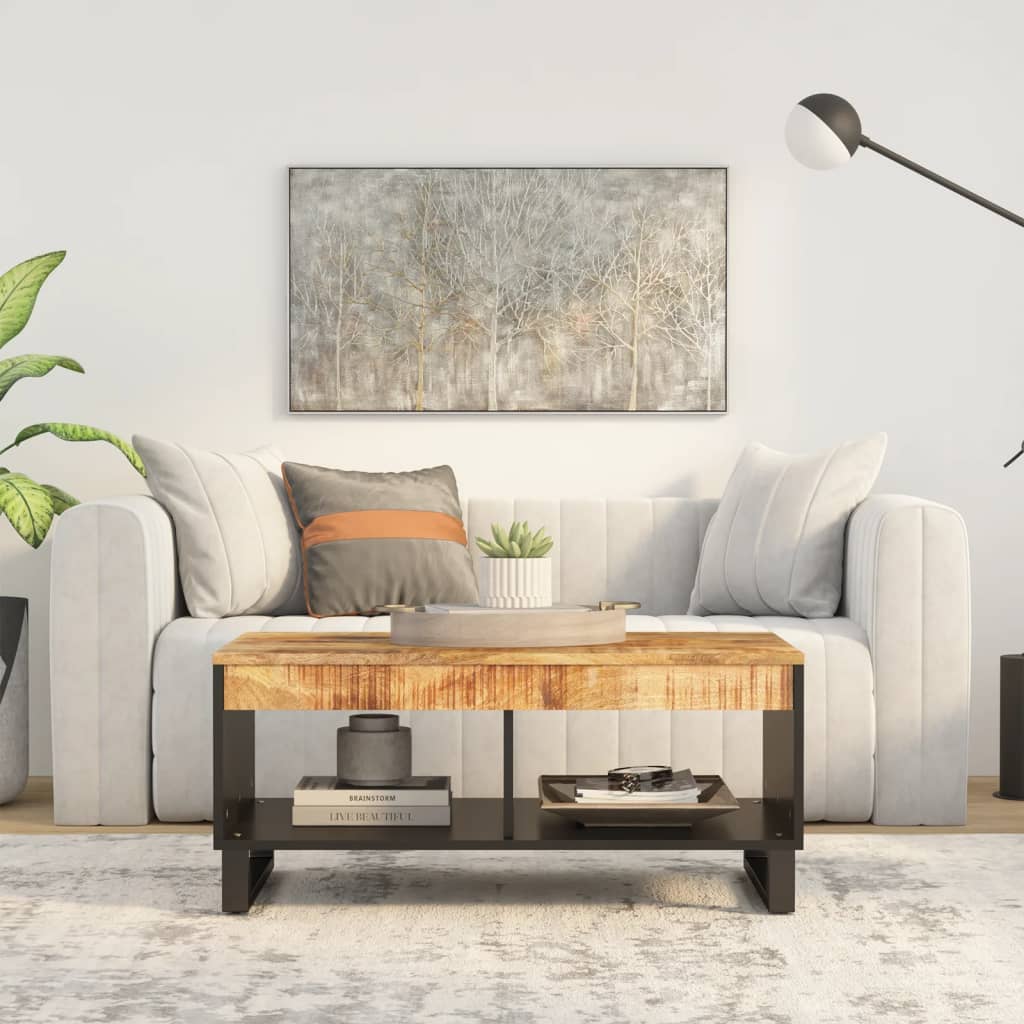 Coffee Table 90 x 50 x 40 cm Solid Mango Wood