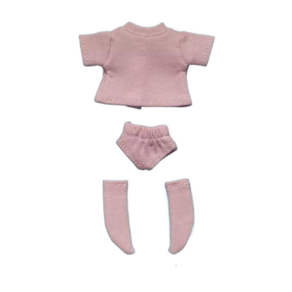 Shorts Socks Doll Underwear T-shirt OB11 Striped Tops DIY Toy Ob11 Doll Clothes  Boy Girl Gift