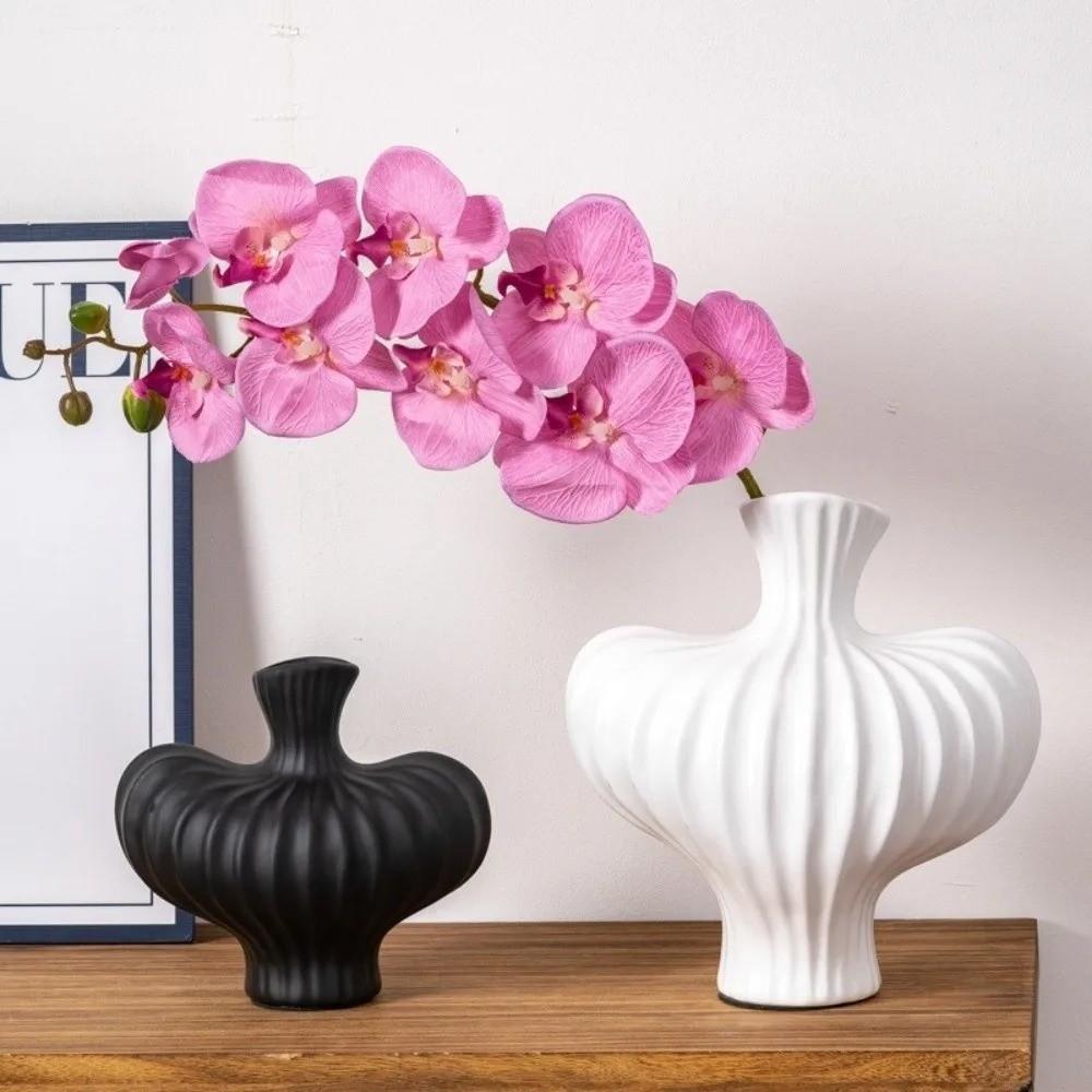 Nordic Style Imitation Ceramic Vase Minimalist Hydroponic Flower Vase Plastic Vase Home Decor