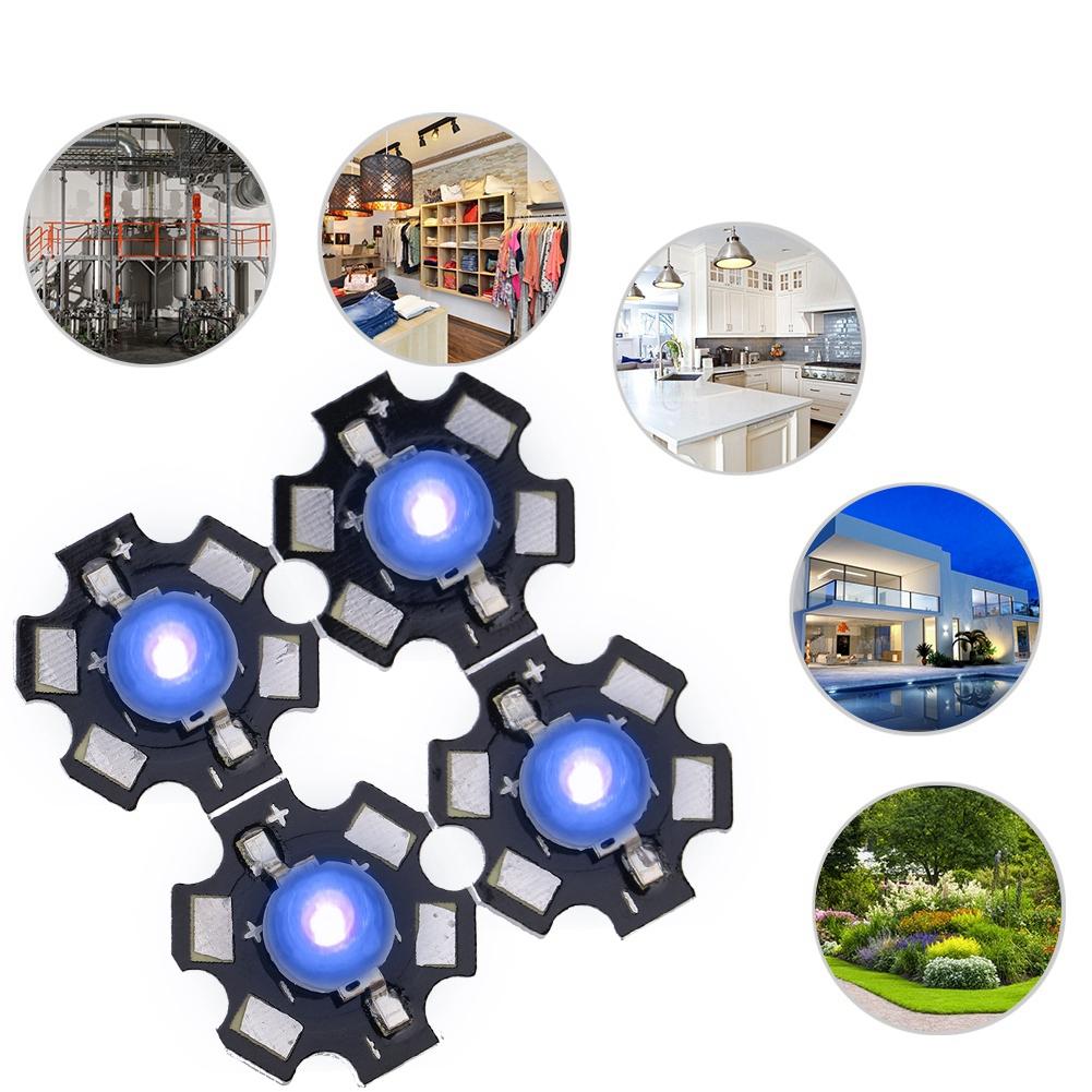 AXD-3W Мощная УФ-фиолетовая светодиодная лампа с шариками диодных чипов с алюминиевым основанием