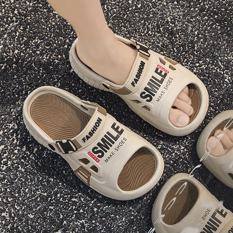 Men's Women's Sandals Fashion Platform Casual Sandals Men's Shoes Breathable EVA Light Sports Wading Beach Shoes Men's Slippers