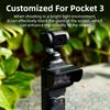 Козырек от солнца для экрана DJI Osmo Pocket 3, солнцезащитный чехол, портативная крышка, аксессуары для ручного стабилизатора камеры