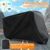Motorcycle Cover 190T Silver Coated Cloth Water Proof UV Proof Dust Belt Lock Elastic Design Motorcycle Clothing
