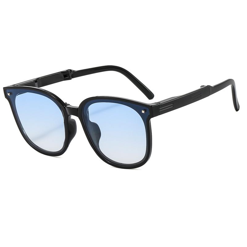 Luxury Fashion Folding Sunglasses Women Men Brand Designer Vintage Cat's Eye Sun Glasses Male Female Eyewear UV400