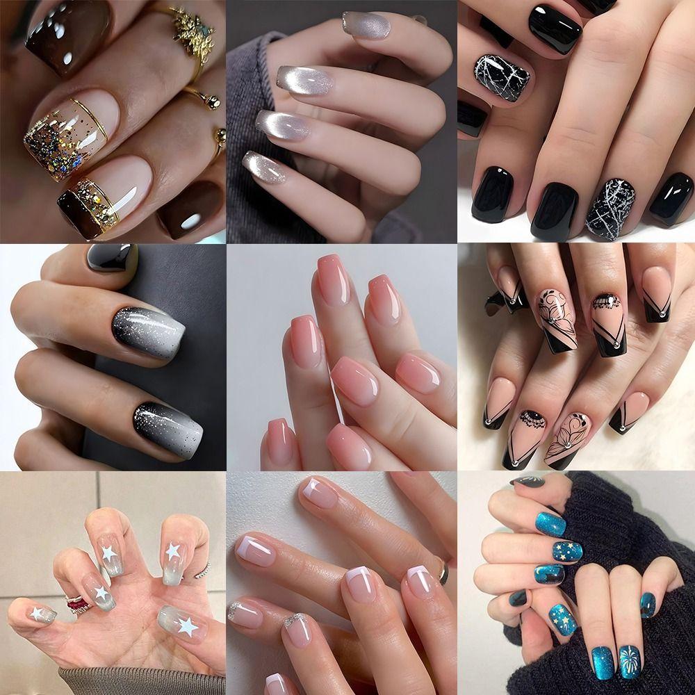 Длинные балерины и квадратные накладные ногти френч пресс на ногтях модные советы по маникюру для женщин и девочек