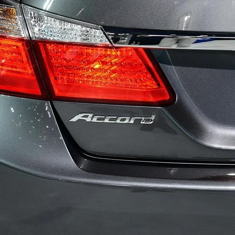 3D ABS Logo Honda Emblem Letters Car Trunk Badge Rear Letter Label for Honda Accord Elysion CR-Z Odyssey SPIRIOR Accessories