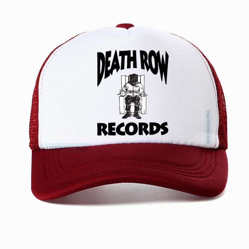 Funny Golf Hat Death Row Records White Baseball Cap New Summer Fashion Unisex Adjustable Mesh Breathable Snapback hat