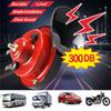 12V Super Loud Air Snail Car Horn 2X 300DB Motorcycle Electric Speaker Horn Loudspeaker for Truck Lorry SUV RV Train Waterproof