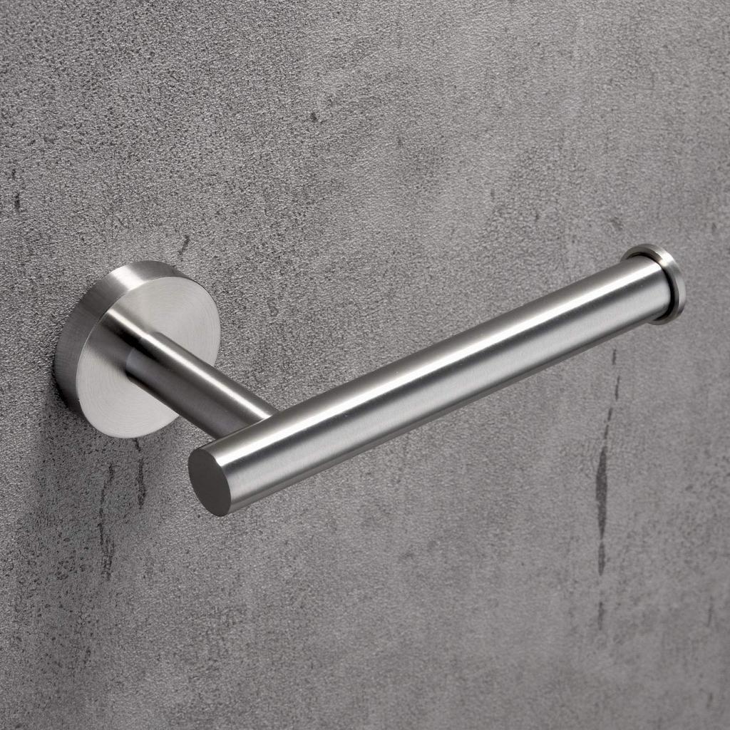 Celbon SUS304 Stainless Steel Toilet Roll Holder, Brushed Finish, Wall-Mounted Bathroom Tissue Holder, for Toilets and Bathrooms