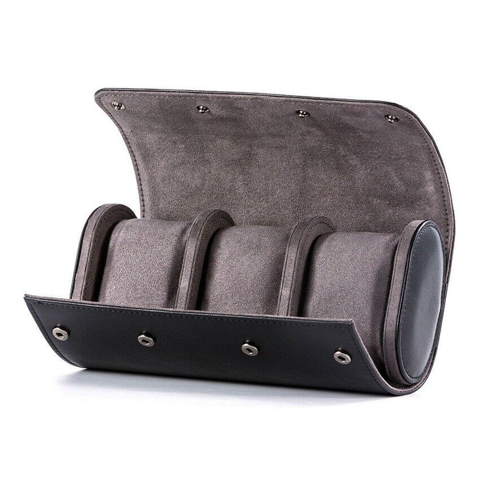 Кожаный Подарочный Пылезащитный Бокс для хранения часов на 1/2/3 слота Ролл для часов Витрина Сумка для часов