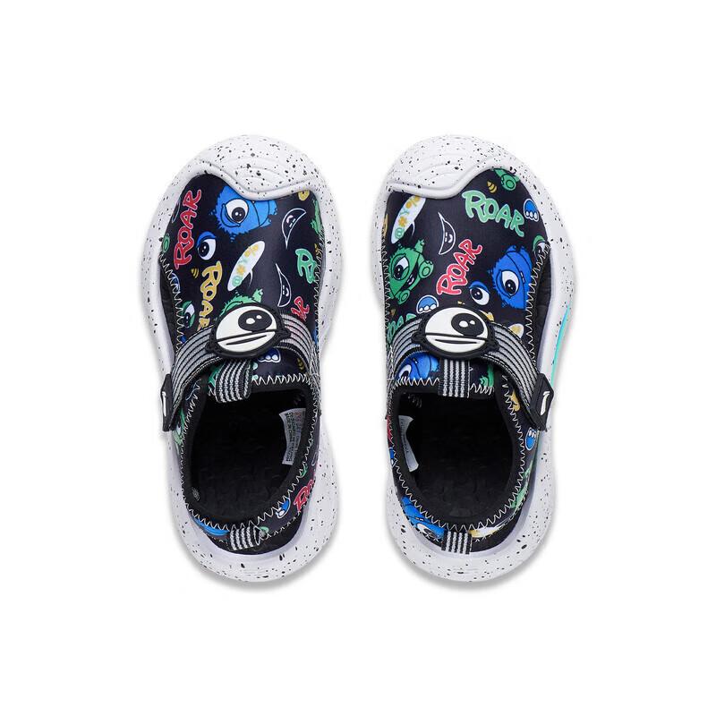 Li-Ning Cloud Shock Absorbing износостойкие легкие нескользящие детские сандалии детские сандалии черные YKKT002-3