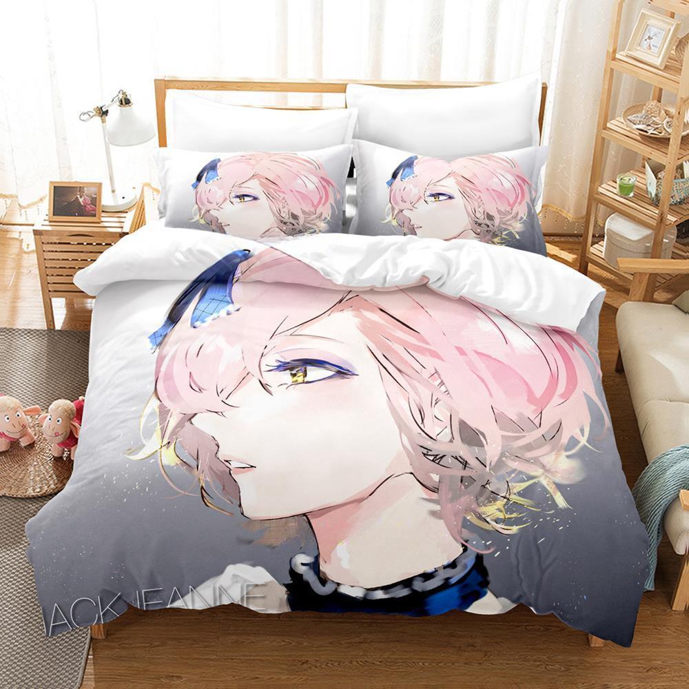 Комплект постельного белья Game Jack Jeanne Single Twin Full Queen King Size для взрослых и детей, комплект пододеяльников, комплект простыней в стиле аниме