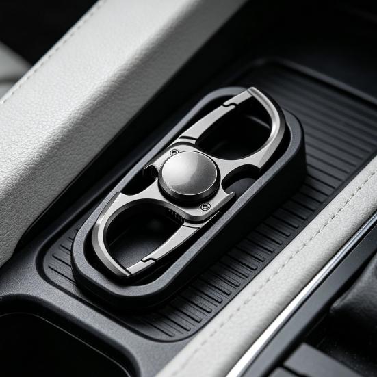 Брелок для ключей автомобиля Прочный металлический брелок Fidget Spinner с открывалкой для бутылок 3-в-1 Снятие стресса Многофункциональный портативный инструмент-брелок