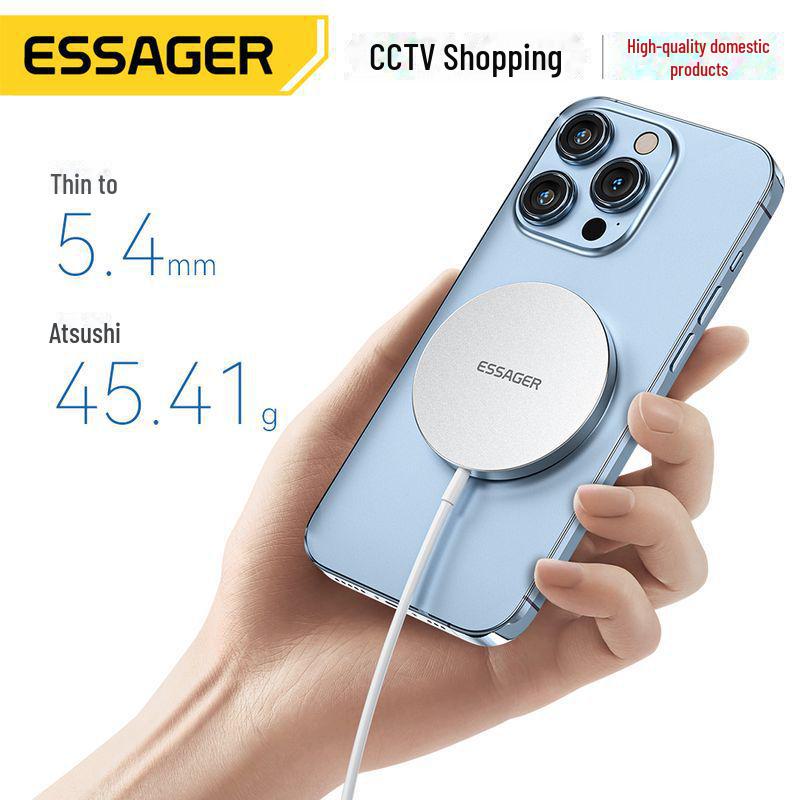 ESSAGER 15 Вт Магнитное беспроводное зарядное устройство 3-в-1 для телефонов Apple, наушников и часов