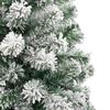Artificial Foldable Christmas Tree in Green and White 180 cm