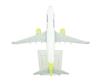 ДИНАСТИЯ ТАН 16см Корейский Jinair B737 Модель самолета из сплава Игрушка 1/400