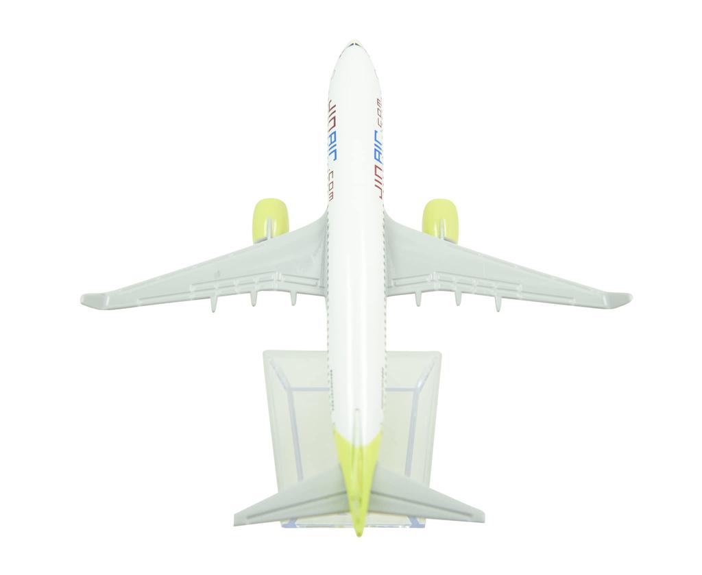 ДИНАСТИЯ ТАН 16см Корейский Jinair B737 Модель самолета из сплава Игрушка 1/400