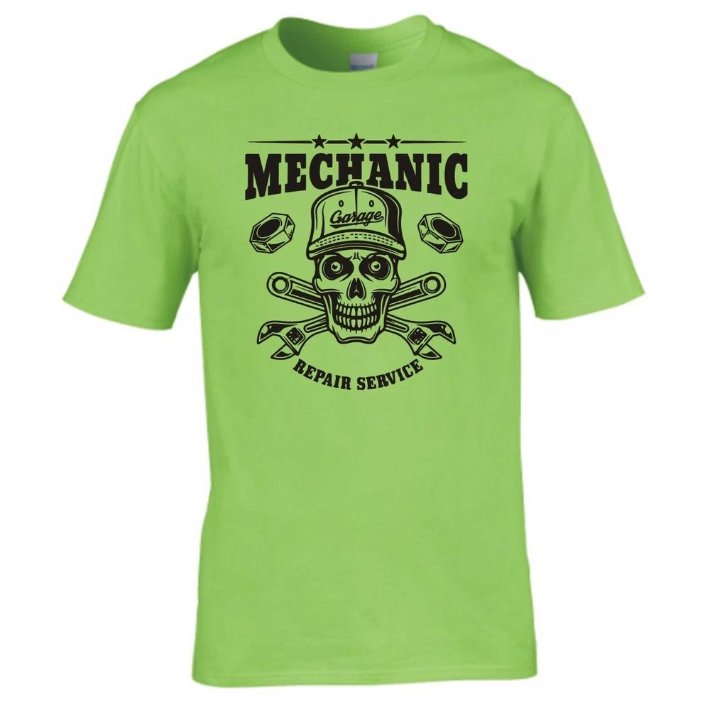 Mechanic Repair Service Skull Wrenches Tshirt