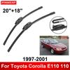 2 дворника 20" 18" передние дворники сменные подходят для Corolla E110 110 1997-2001, щетки стеклоочистителя оригинальное оборудование щетка стеклоочистителя