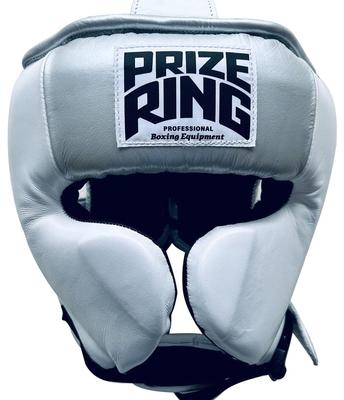 PRIZE RING Легкий шлем Размер L "Professional SS" Серебристо-белый