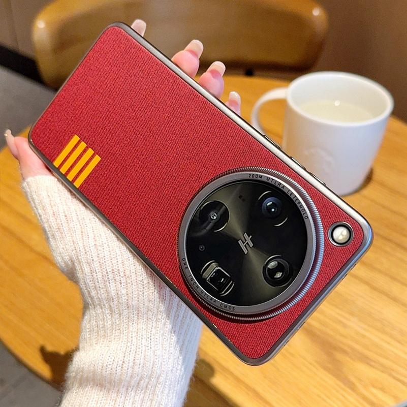 Винтажный чехол из кожи с серыми краями для линз, приподнятый защитный чехол для линз для OPPO Find X8 Ultra X8s Plus X8 Pro, защитная крышка