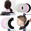 Waterproof Silicone Hair Cutting Cape & Neck Wrap - Anti-Shedding, Dyeing & Perming Protector for Barbershops