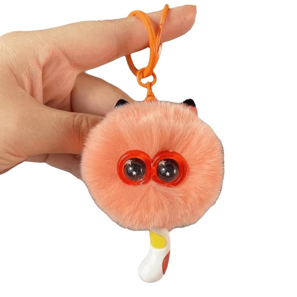 Cute Cartoon Plush Pendant Imitation Rex Rabbit Fur Plush Doll Pendant Backpack Decoration
