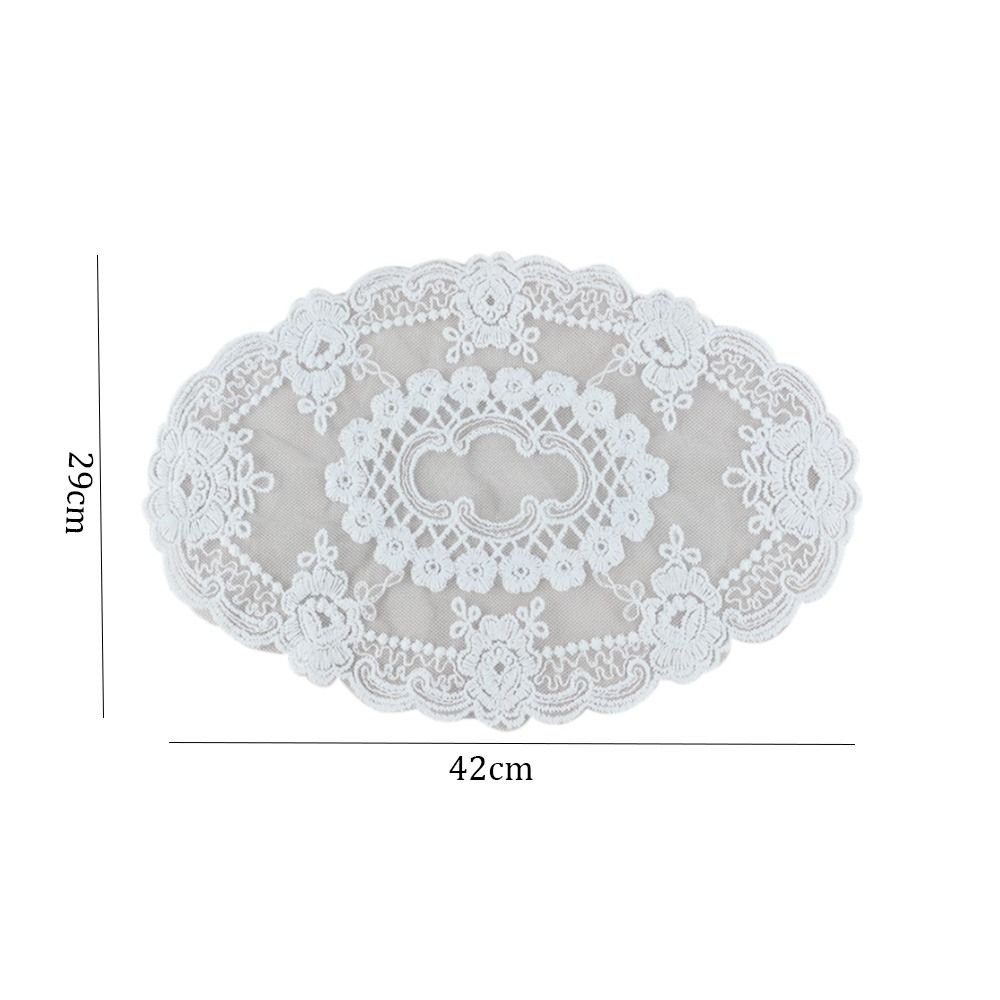 Вечеринка Свадьба Украшения для дома Кружево Вышитые Подставки Кухонные Принадлежности Скатерть