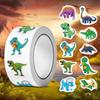 500 Alien Dinosaur Stickers Per Roll - 2.5cm DIY for Skateboards, Suitcases, Handbooks
