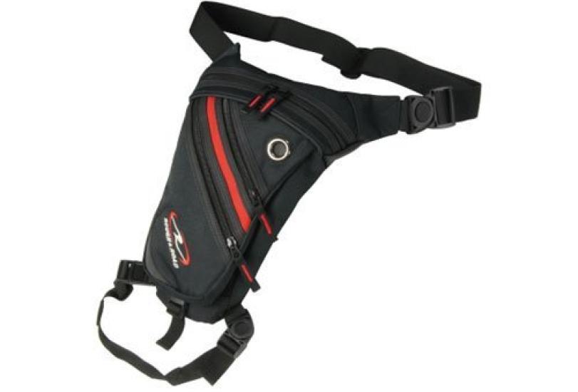 Motorcycle Holster Waist Bag RR5669 ROUGH&ROAD Black/Red