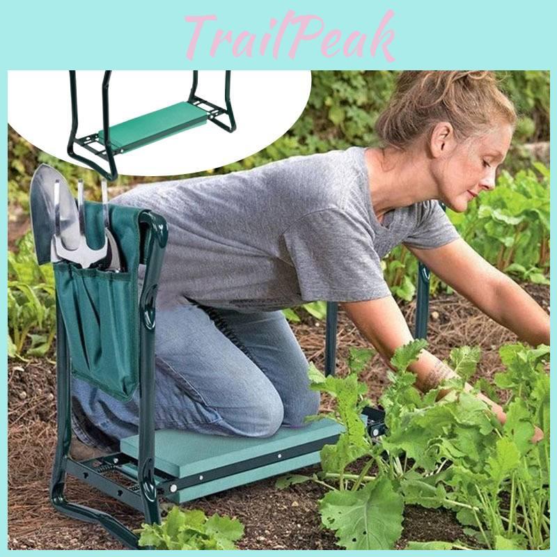 Прочный садовый наколенник складной стул двойного назначения для сидения и коленопреклонения
