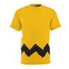 Charlie Brown Unisex Instant Halloween Costume Cut Sew Tee AOP Classic T-shirt Party October Wear Trick or Treat Cartoon Tshirt