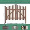 Retractable Anti-Corrosion Wooden Garden and Yard Gate